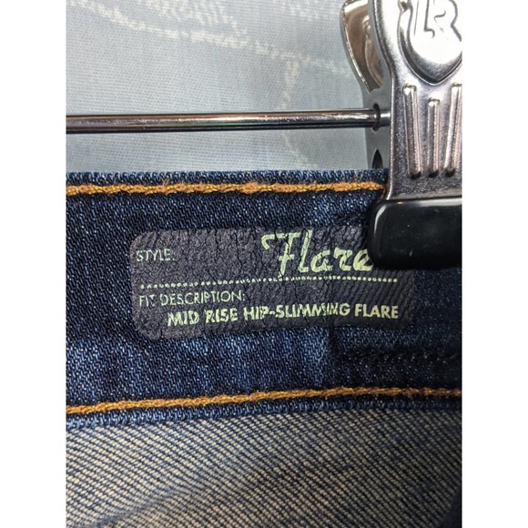 Red Engine Vintage Original Denim Mid Rise Flare Jeans Size 27 - Picture 3 of 7